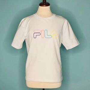 Women’s Small White Fila T-Shirt